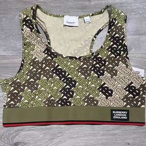 Burberry monogram sports bra